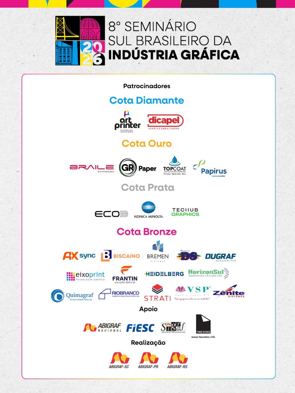ABIGRAF/SC - Associa��o Brasileira da Ind�stria Gr�fica Regional Santa Catarina -
